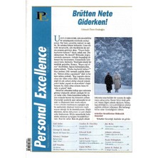 Personal Excellence - Yaşam Rotanızı Keşfedin - Brütten Nete Giderken - Retro Eski Basım Koleksiyon (Ocak 2005 Yıl:6 Sayı:63)