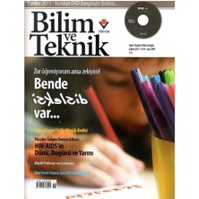 Tübitak - Bilim ve Teknik- Hiv / Aids'in Dünü Bugünü ve Yarını - Aylık Popüler Bilim Dergisi - Retro Eski Basım Koleksiyon (Şubat 2011 -  Yıl - 44 SAYI:519 (Not: Ekleri Yoktur!!!)