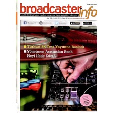 Broadcasterinfo:aylık Televizyon,radyo,sinema Teknolojileri Dergisi-Türksat 8k Test Yayınına BAŞLADI(SAYI:168-ARALIK 2018 Retro Koleksiyon Eski Baskı)