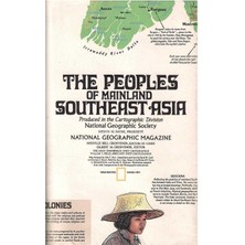 The Peoples Of Mainland Southeast Asia - National Geographic (Harita Map)