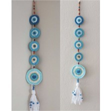 Turkuaz Nazarlık Balkon Dekorasyonu, Şık Evil Eye Süs, Şans ve Güzellik Getirir