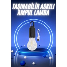Toptan Bulurum Taşınabilir Şarjlı Led Ampul Askılı Lamba Kamp Bahçe Lambası