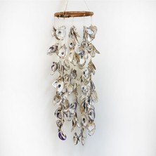 Beyaz Rüzgar Çanı, Hafif ve Şık Dekoratif Süs Parçası