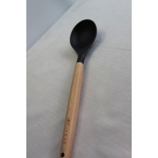 Ivory Bambu Saplı Silikon Kaşık