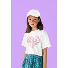 Blackpink Kalp Baskılı Unisex Müzik Grubu Çocuk Tişört (1-12 Yaş)