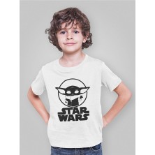 Star Wars Yıldız Savaşları Baskılı Unisex Çizgi Film Çocuk Tişört (1-12 Yaş)