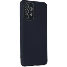 Samsung Galaxy A33 5g Kılıf Lansman Glass Kapak - Lacivert - NX9813-7619
