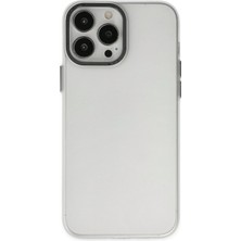 iPhone 14 Pro Max Kılıf Modos Metal Kapak - Şeffaf - NX8176-3834