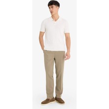 DeFacto Beli Bağcıklı Lastikli Cepli Jogger Fit Her Yöne Esneyen Yumuşak Tuşe Pantolon A9943AX25AU