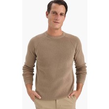 DeFacto Standart Fit Bisiklet Yaka Basic Uzun Kollu Triko Kazak A8458AX25WN