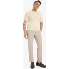 DeFacto Beli Bağcıklı Lastikli Cepli Jogger Fit Her Yöne Esneyen Yumuşak Tuşe Pantolon A9943AX25AU