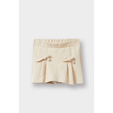 DeFacto Okul Fiyonklu Şort Etek Kız Bebek F3778A525AU