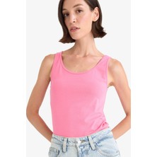 DeFacto Slim Fit Basic Düz Yuvarlak Yaka Atlet I1059AZ25AU
