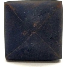 Antika Tarz Dekoratif Pirinç Piramit Kabara - 21 Mm, Oksit