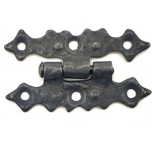 Antika Tarz Dekoratif Pirinç Yıldız Menteşe - 63X36 Mm, Oksit