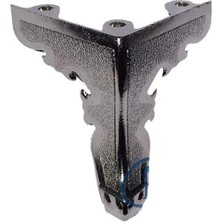 Kelebek Ahşap, Sunta Sandık Ayağı, Kutu Ayak 5,5 cm - Nikel