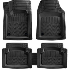 Toyota Yaris 2003-2005 Uyumlu Oto Paspas Seti Proton Siyah 4d Havuzlu