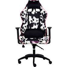 / Rio Balerion Terletmez Kadife Kumaş Dalmaçyalı Koltuk Gaming Oyuncu Koltuğu / 120 kg Taşır