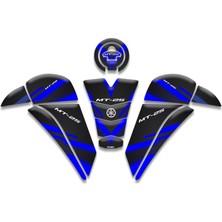 Yamaha MT25 Tank Pad Set (2020/2024) Uyumlu 04
