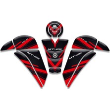 Yamaha MT25 Tank Pad Set (2020/2024) Uyumlu 03
