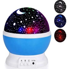 Evene Gece Lambası Masa Lambası Dönen Star Master Projeksiyon Işık LED Lamba