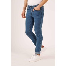 Dufy Mavi Erkek Regular Fit Pantolon