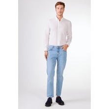 Açık Mavi Regular Fit Erkek Denim Pantolon