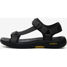 Skechers Lomell  -  Rip Tide Erkek Siyah Sandalet 204351 Bkgy