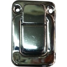 Yaylı Bavul Kilidi - 32X48MM, Nikel, 1 Adet