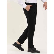 Dufy Siyah Erkek Regular Fit Pantolon