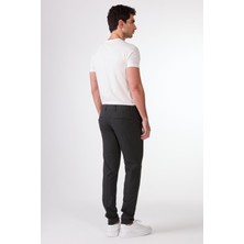 Dufy Antrasit Erkek Ekstra Slim Fit Melanj Desenli Klasik Pantolon - 103492