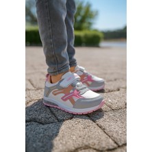  Unisex Çocuk Cırtlı Bağcıklı Sneaker Günlük Spor Ayakkabı
