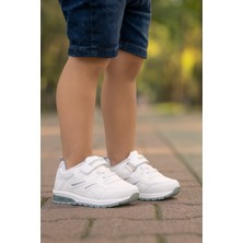  Unisex Çocuk Cırtlı Bağcıklı Sneaker Günlük Spor Ayakkabı