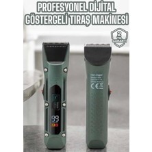 Tıraş Makinesi Dijital Göstergeli Turbo Motor Paslanmaz Çelik