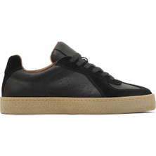 Bueno Shoes Siyah Deri-Süet Kadın Spor Ayakkabı 16WA8222 16WA8222