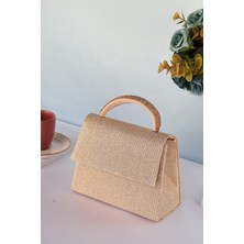 Weembag Çizgili Çupra Taş Saplı Napoli Kadın Çanta