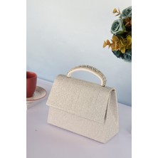 Weembag Çizgili Çupra Taş Saplı Napoli Kadın Çanta