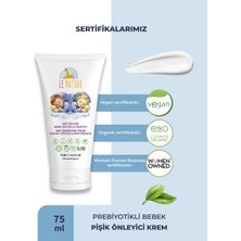Le Natura , Vegan ve Prebiyotikli Bebek Pişik Kremi - Sarı Kantaron Özlü ve Hodan Yağlı 75 ml