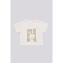 Bg Store Kız Bebek Beyaz Tshirt