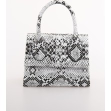 Weembag Yılan Desen Tek Saplı Palermo Kadın Çanta