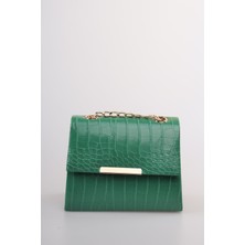 Weembag Kroko Zincir Askılı Roma Kadın Çanta