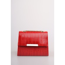 Weembag Kroko Zincir Askılı Roma Kadın Çanta