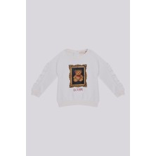 Bg Store Kız Bebek Ekru Sweatshirt