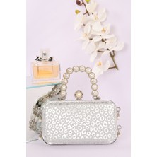 Weem Bag 714 Inci Saplı Desenli Abiye Çanta