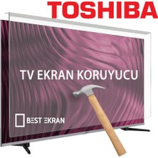 Toshiba 65QV2363DT Tv Ekran Koruyucu - Toshiba 65" 164CM QLED Kırılmaz Koruyucu