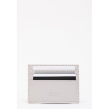 SHAKA Gri SHK68 Unisex Suni Deri Süper Ince Model Kağıt Para Bölmeli Kredi Kartı ve Kartvizitlik Kartlık Cüzdan