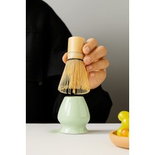 Seramik Matcha Çayı Fırça Bamboo Whisk Tutucu Köpürtücü Tutacağı CIN580