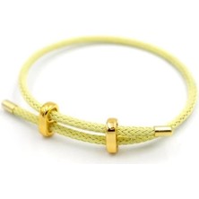 Hasır Bileklik - Sarı