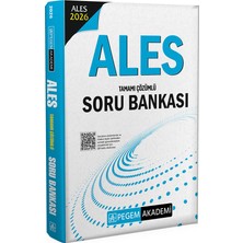 Pegem 2026 Ales Tamamı Çözümlü Soru Bankası Pegem Yayınları