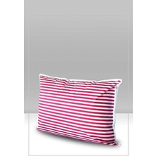 Vedsey 5'li Set 70X50 cm Yastık & Kıyafet Organizer Hurç Pembe Çizgili